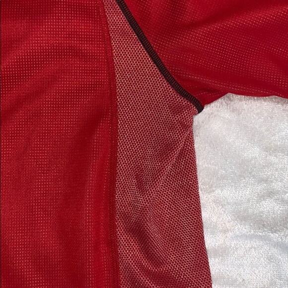 Champion Red Technical Crewneck T-Shirt | Sz L - Picture 4 of 5